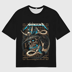 Футболка оверсайз мужская METALLICA, цвет: 3D-принт