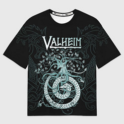 Футболка оверсайз мужская Valheim, цвет: 3D-принт