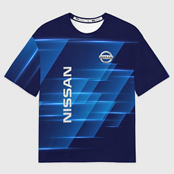 Футболка оверсайз мужская Nissan, цвет: 3D-принт