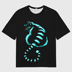 Футболка оверсайз мужская ВОЛШЕБНЫЙ КОТ, цвет: 3D-принт