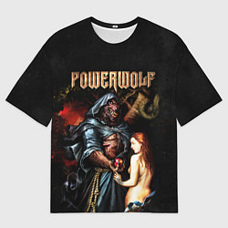 Футболка оверсайз мужская Powerwolf, цвет: 3D-принт