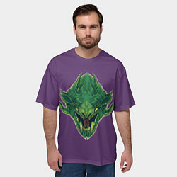 Футболка оверсайз мужская Вайпер Dota 2, цвет: 3D-принт — фото 2