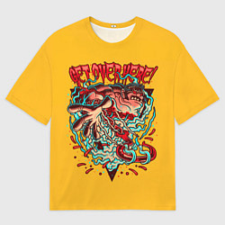 Футболка оверсайз мужская Пудж Dota 2, цвет: 3D-принт