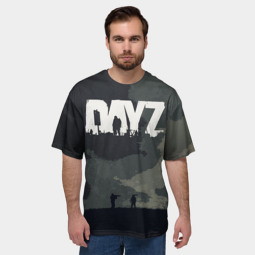 Мужская футболка оверсайз DayZ Headshot / 3D-принт – фото 3