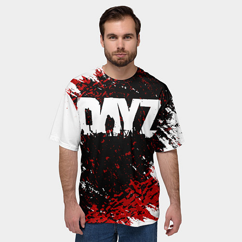 Мужская футболка оверсайз DayZ / 3D-принт – фото 3