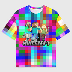 Футболка оверсайз мужская MINECRAFT МАЙНКРАФТ, цвет: 3D-принт