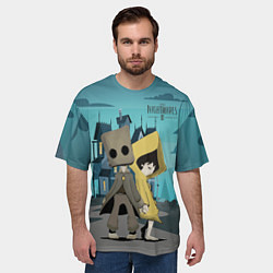Футболка оверсайз мужская Little Nightmares 2, цвет: 3D-принт — фото 2