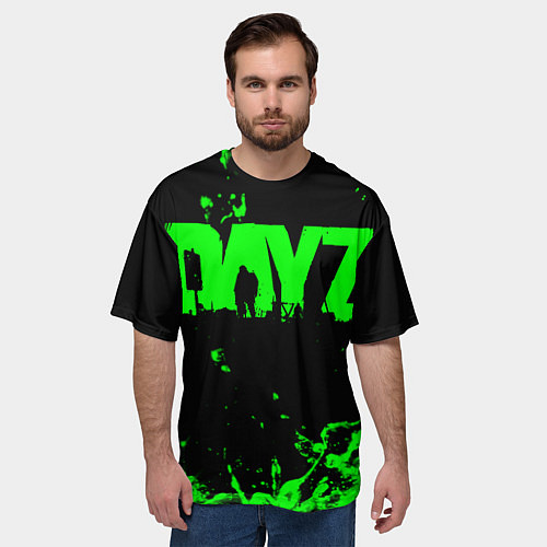 Мужская футболка оверсайз Dayz / 3D-принт – фото 3