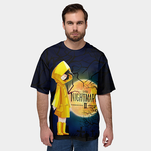 Мужская футболка оверсайз Little Nightmares 2 / 3D-принт – фото 3