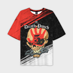 Футболка оверсайз мужская Five Finger Death Punch 7, цвет: 3D-принт