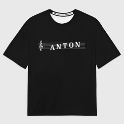 Футболка оверсайз мужская Anton, цвет: 3D-принт