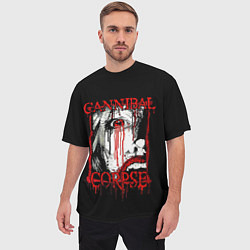 Футболка оверсайз мужская Cannibal Corpse 2, цвет: 3D-принт — фото 2