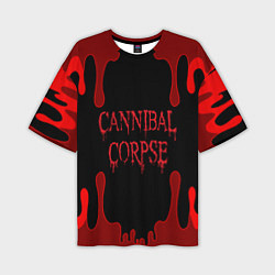 Футболка оверсайз мужская Cannibal Corpse, цвет: 3D-принт