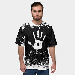 Футболка оверсайз мужская WE KNOW TES, цвет: 3D-принт — фото 2