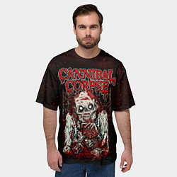 Футболка оверсайз мужская Cannibal Corpse, цвет: 3D-принт — фото 2