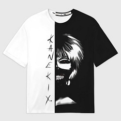 Футболка оверсайз мужская Kaneki X Tokyo Ghoul, цвет: 3D-принт