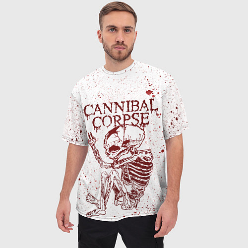 Мужская футболка оверсайз Cannibal Corpse / 3D-принт – фото 3