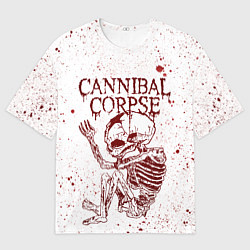 Футболка оверсайз мужская Cannibal Corpse, цвет: 3D-принт