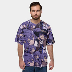 Футболка оверсайз мужская Рокси Мигурдиа, цвет: 3D-принт — фото 2