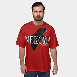 Футболка оверсайз мужская Haikyuu NEKOMA, цвет: 3D-принт — фото 2