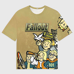 Мужская футболка оверсайз Волтбои