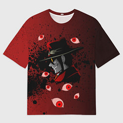 Футболка оверсайз мужская ХеллсингHellsing, цвет: 3D-принт
