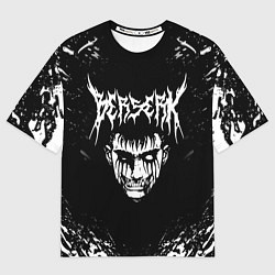 Футболка оверсайз мужская BERSERK БЕРСЕРК, цвет: 3D-принт