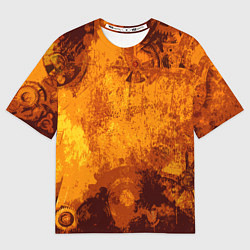 Мужская футболка оверсайз Стимпанк