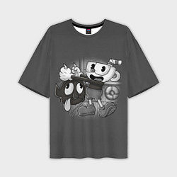 Мужская футболка оверсайз CUPHEAD