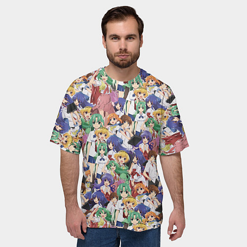 Мужская футболка оверсайз Аниме Когда плачут цикады / 3D-принт – фото 3