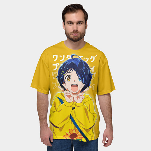 Мужская футболка оверсайз Ohto ai / 3D-принт – фото 3