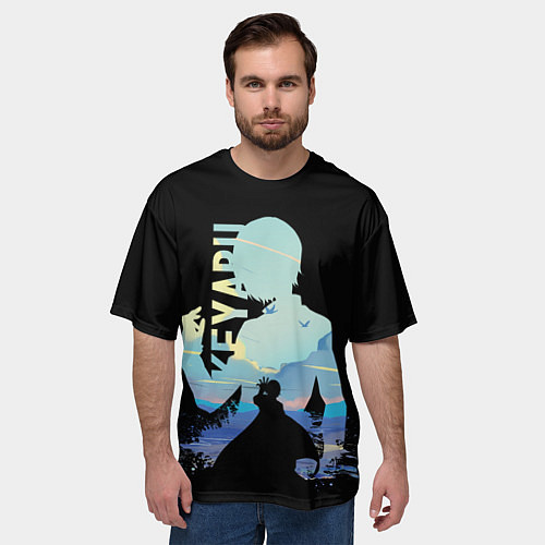 Мужская футболка оверсайз Keyaru / 3D-принт – фото 3