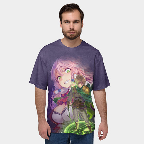 Мужская футболка оверсайз Flare and Keyaru / 3D-принт – фото 3