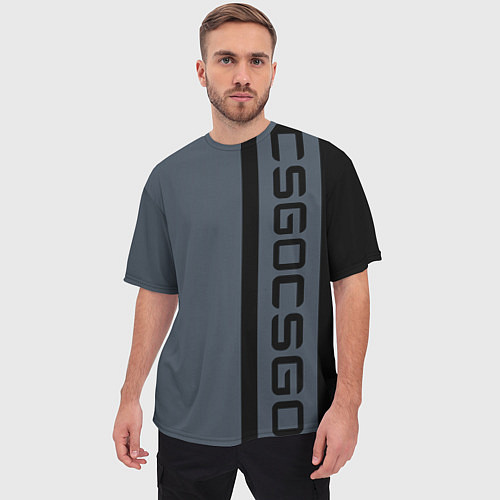 Мужская футболка оверсайз CSGO / 3D-принт – фото 3