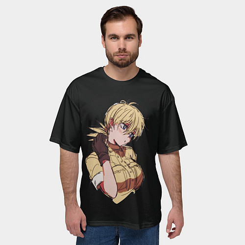 Мужская футболка оверсайз Виктория Серас / 3D-принт – фото 3