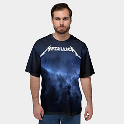 Футболка оверсайз мужская METALLICA МЕТАЛЛИКА, цвет: 3D-принт — фото 2