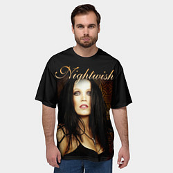 Футболка оверсайз мужская Nightwish, цвет: 3D-принт — фото 2
