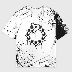 Футболка оверсайз мужская МЕЛИОДАС 7 СМЕРТНЫХ ГРЕХОВ, цвет: 3D-принт
