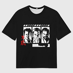 Футболка оверсайз мужская Стадии боли, цвет: 3D-принт