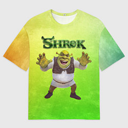 Футболка оверсайз мужская Шрек 20, цвет: 3D-принт