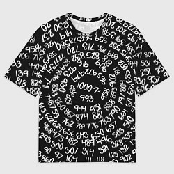 Футболка оверсайз мужская 1000-7, цвет: 3D-принт
