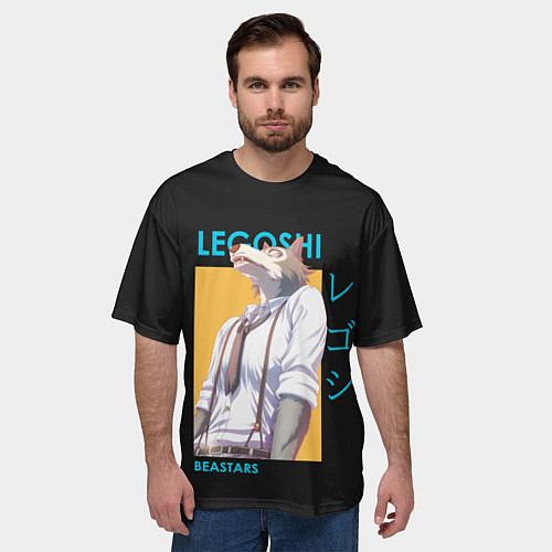 Мужская футболка оверсайз Legoshi Art / 3D-принт – фото 3