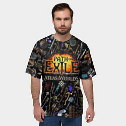 Футболка оверсайз мужская Path of Exile, цвет: 3D-принт — фото 2