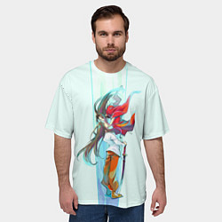 Футболка оверсайз мужская Hao and Yoh, цвет: 3D-принт — фото 2