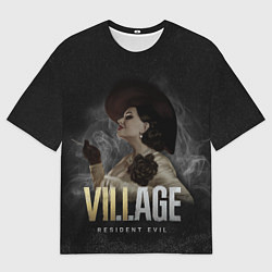 Футболка оверсайз мужская Resident Evil: леди Димитреску, цвет: 3D-принт