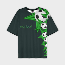 Мужская футболка оверсайз Star ball