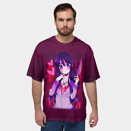 Мужская футболка оверсайз Юри Yuri Юра / 3D-принт – фото 3