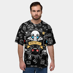 Футболка оверсайз мужская THE BINDING OF ISAAC ЖЕРТВА, цвет: 3D-принт — фото 2