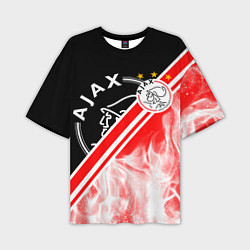 Мужская футболка оверсайз FC AJAX AMSTERDAM ФК АЯКС