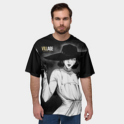 Футболка оверсайз мужская Lady Alcina Dimitrescu, цвет: 3D-принт — фото 2